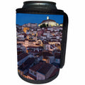3dRose Danita Delimont - Coimbra - Portugal, Coimbra. Hillside view of University of Coimbra neighborhood - Can Cooler Bottle Wrap (cc_249406)
