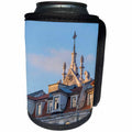 3dRose Danita Delimont - Lisbon - Portugal, Lisbon. Church spire at sunset, from Rossio square. - Can Cooler Bottle Wrap (cc_249411)