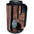 3dRose Danita Delimont - Aveiro - Portugal, Aveiro. Local old neighborhood door knob. - Can Cooler Bottle Wrap (cc_249422)