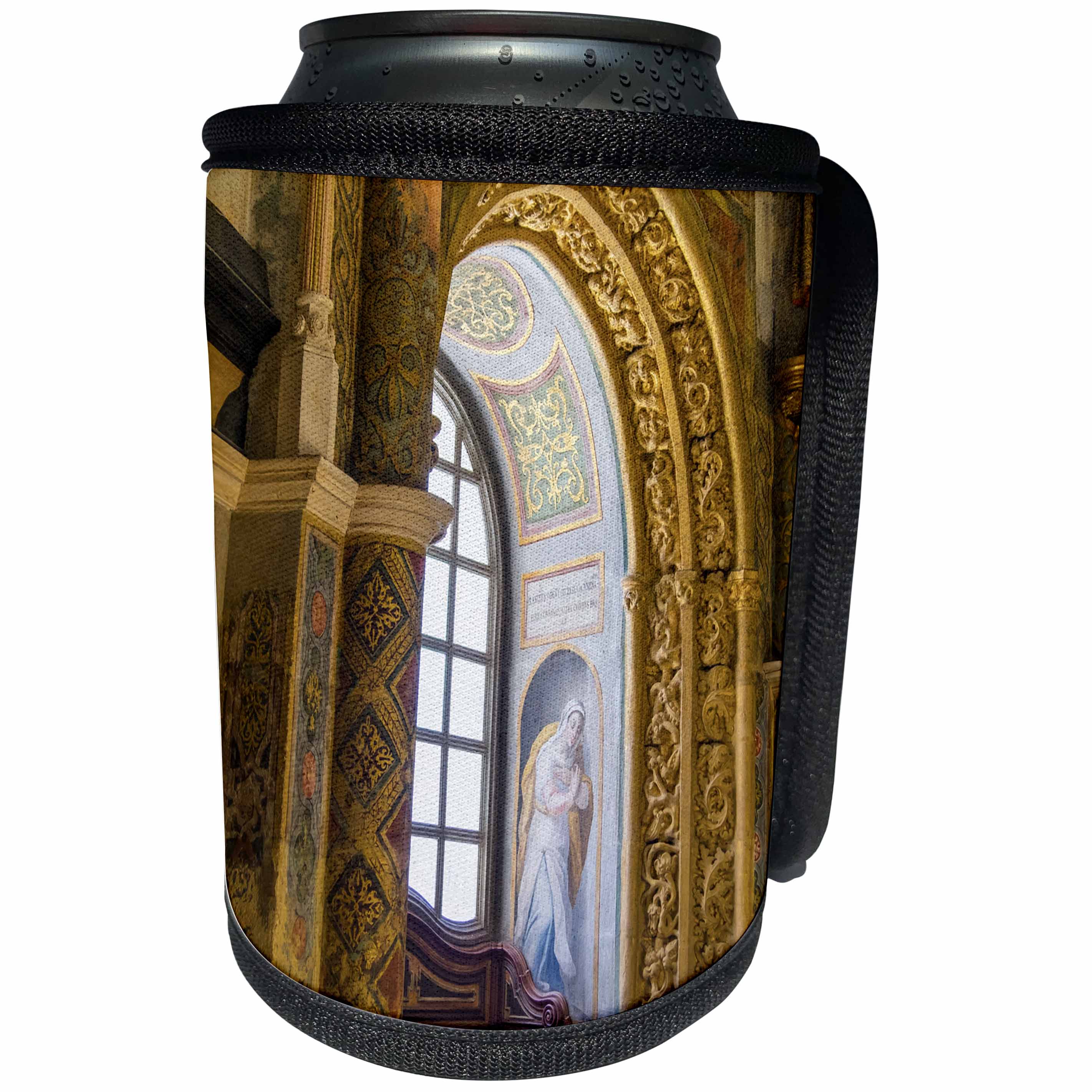 3dRose Danita Delimont - Tomar - Portugal. Tomar Castle, Knights of the Templar fortress. - Can Cooler Bottle Wrap (cc_249465)