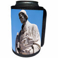 3dRose Danita Delimont - Lisbon - Portugal, Lisbon. Statue of Sao Vincente, St. Vincent, patron saint. - Can Cooler Bottle Wrap (cc_249489)