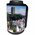 3dRose Danita Delimont - Obidos - Portugal, Obidos. Ancient city wall encircles historic Obidos. - Can Cooler Bottle Wrap (cc_249490)