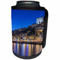 3dRose Danita Delimont - Porto - Portugal, Porto, Douro Waterfront Twilight - Can Cooler Bottle Wrap (cc_249505)