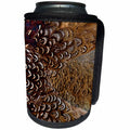 3dRose Danita Delimont - Feathers - Variations on feather colors of the Ring-necked Pheasant 01 - Can Cooler Bottle Wrap (cc_250252)
