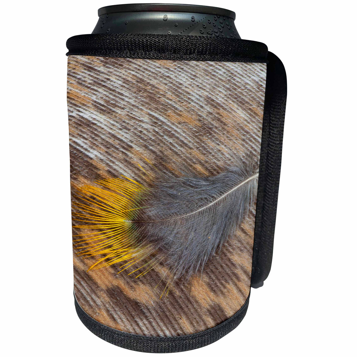 3dRose Danita Delimont - Feathers - Feather pattern and design - Can Cooler Bottle Wrap (cc_250257)