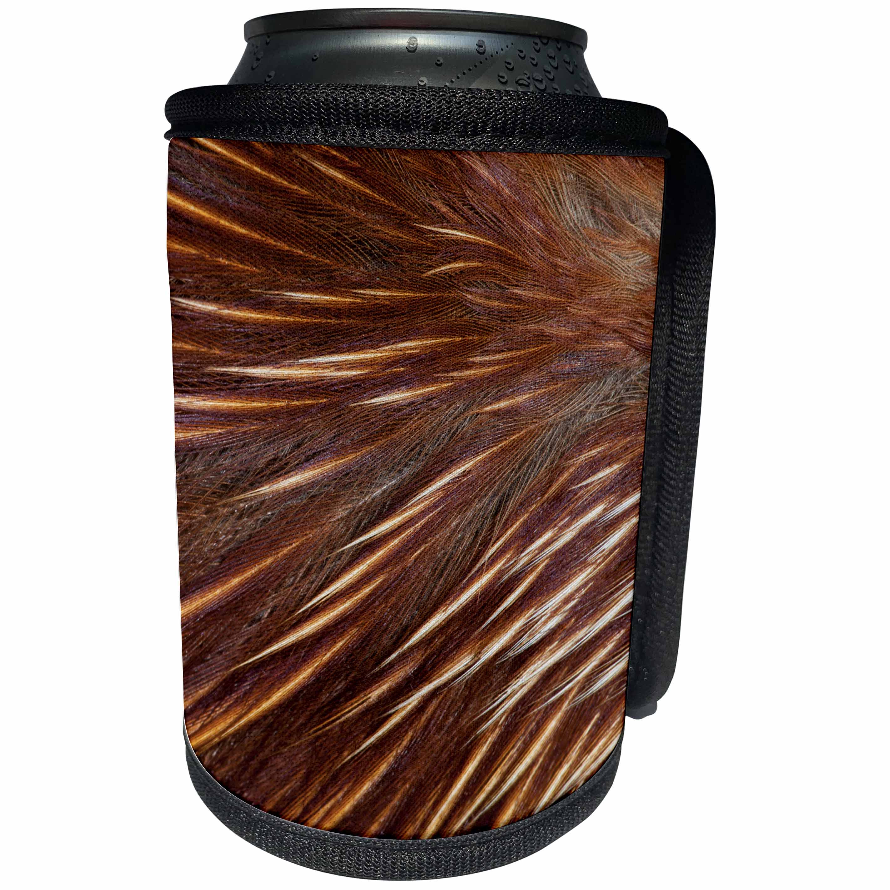 3dRose Danita Delimont - Feathers - Drake breast feathers of the Mandarin Duck - Can Cooler Bottle Wrap (cc_250310)