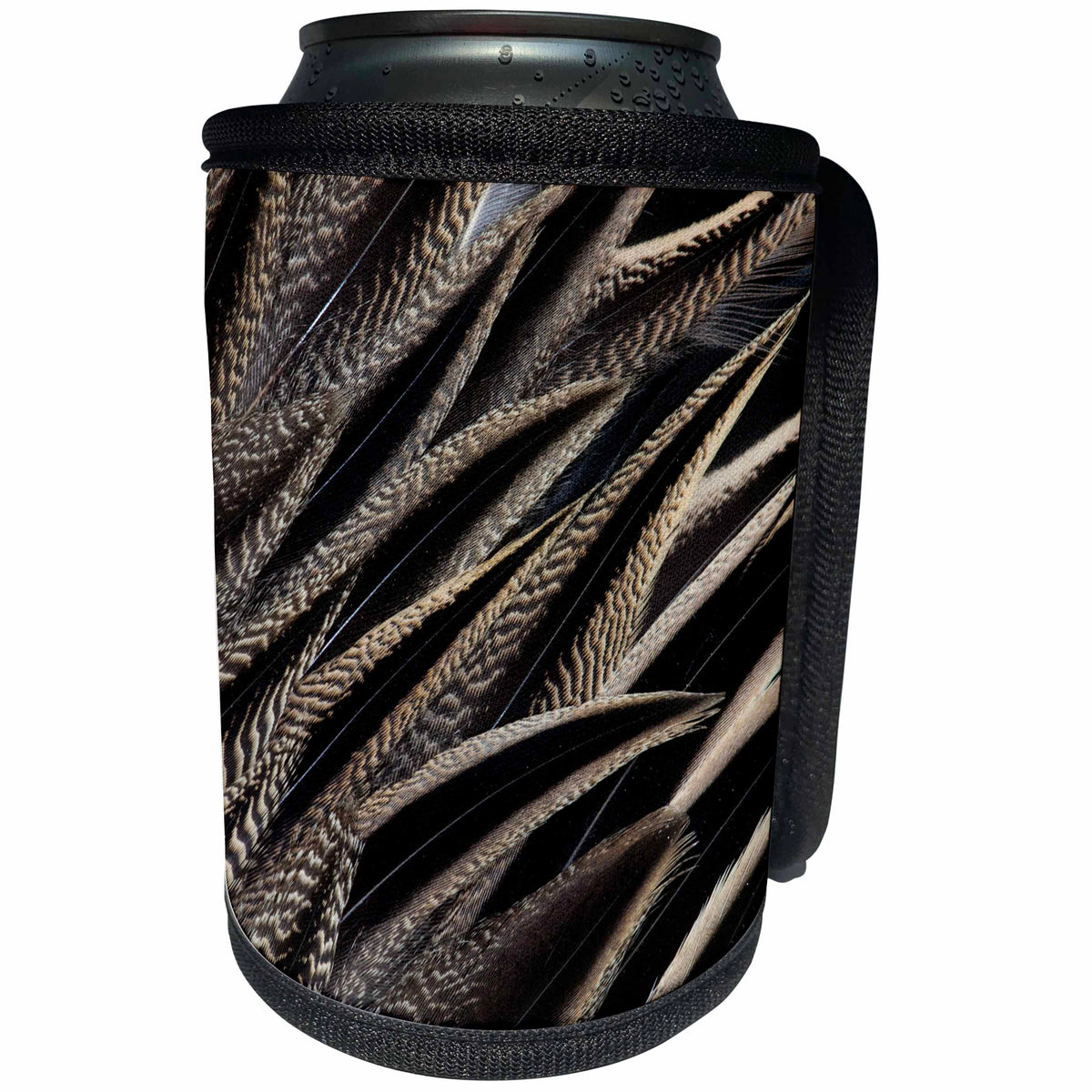3dRose Danita Delimont - Feathers - Back feathers of the Northern Pintail Duck - Can Cooler Bottle Wrap (cc_250313)
