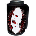 3dRose Mark Grace ZOMBIE SURVIVORS Icon - ICON zombie survivors 1 on black - Can Cooler Bottle Wrap (cc_25032)