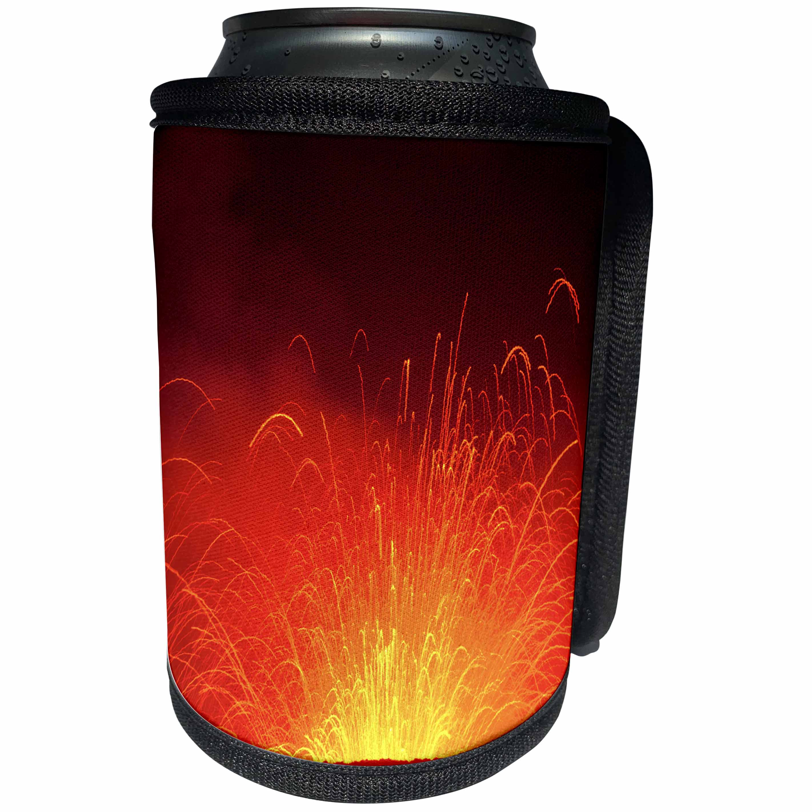 3dRose Danita Delimont - Vanuatu - Volcano eruptions at the Yasur Volcano, Island of Tanna, Vanuatu - Can Cooler Bottle Wrap (cc_250354)