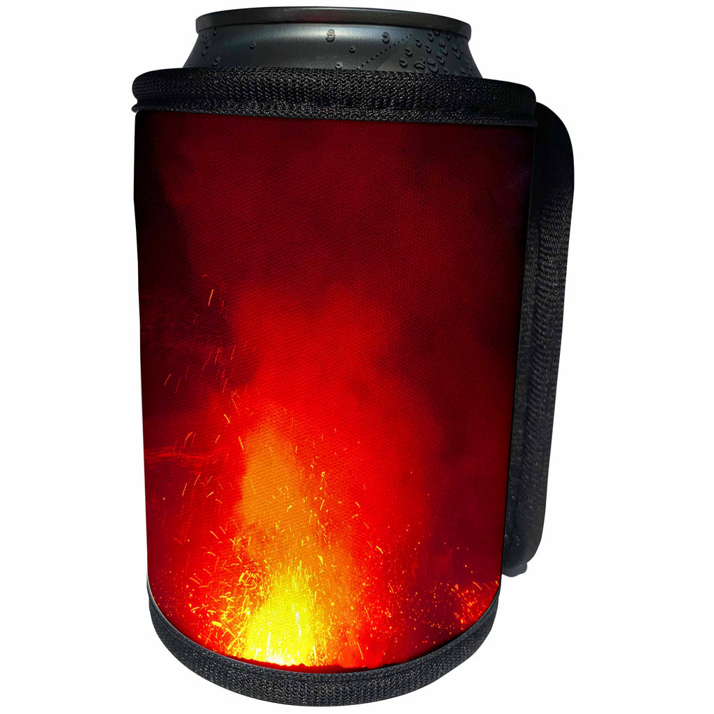 3dRose Danita Delimont - Vanuatu - Volcano eruption at Yasur Volcano, Island of Tanna, Vanuatu 01 - Can Cooler Bottle Wrap (cc_250364)