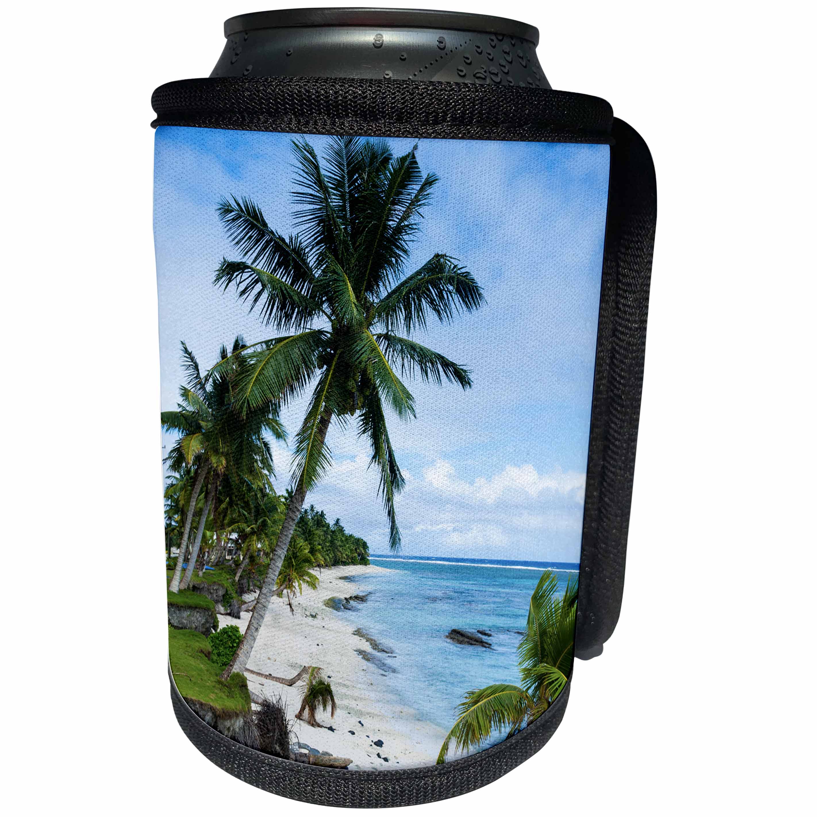 3dRose Danita Delimont - American Samoa - Ofu Island, Manua island group, American Samoa, South Pacific - Can Cooler Bottle Wrap (cc_250375)