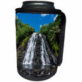 3dRose Danita Delimont - Micronesia - Kepirohi Waterfall, Pohnpei, Micronesia, Central Pacific - Can Cooler Bottle Wrap (cc_250427)
