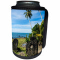 3dRose Danita Delimont - Micronesia - Latge stone money on the island of Yap, Micronesia - Can Cooler Bottle Wrap (cc_250431)