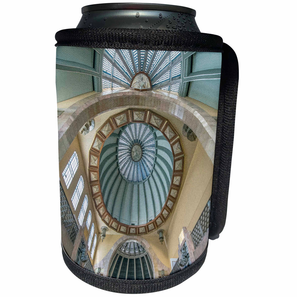 3dRose Danita Delimont - Mexico City - Mexico, Mexico City, Palacio de Bella Artes, Palace of Fine Arts - Can Cooler Bottle Wrap (cc_250465)