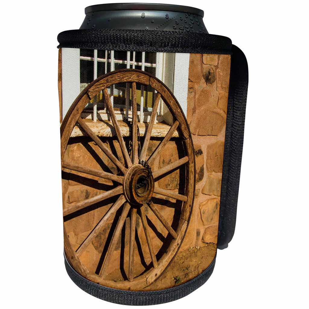 3dRose Danita Delimont - Arizona - Arizona, Hubbell Trading Post, pioneer trade on Navajo Reservation 01 - Can Cooler Bottle Wrap (cc_250500)