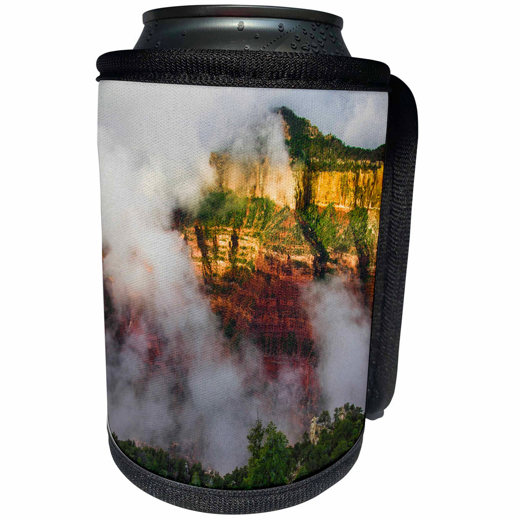 3dRose Danita Delimont - Grand Canyon - Bright Angel Point, North Rim, Grand Canyon National Park, Arizona - Can Cooler Bottle Wrap (cc_250510)