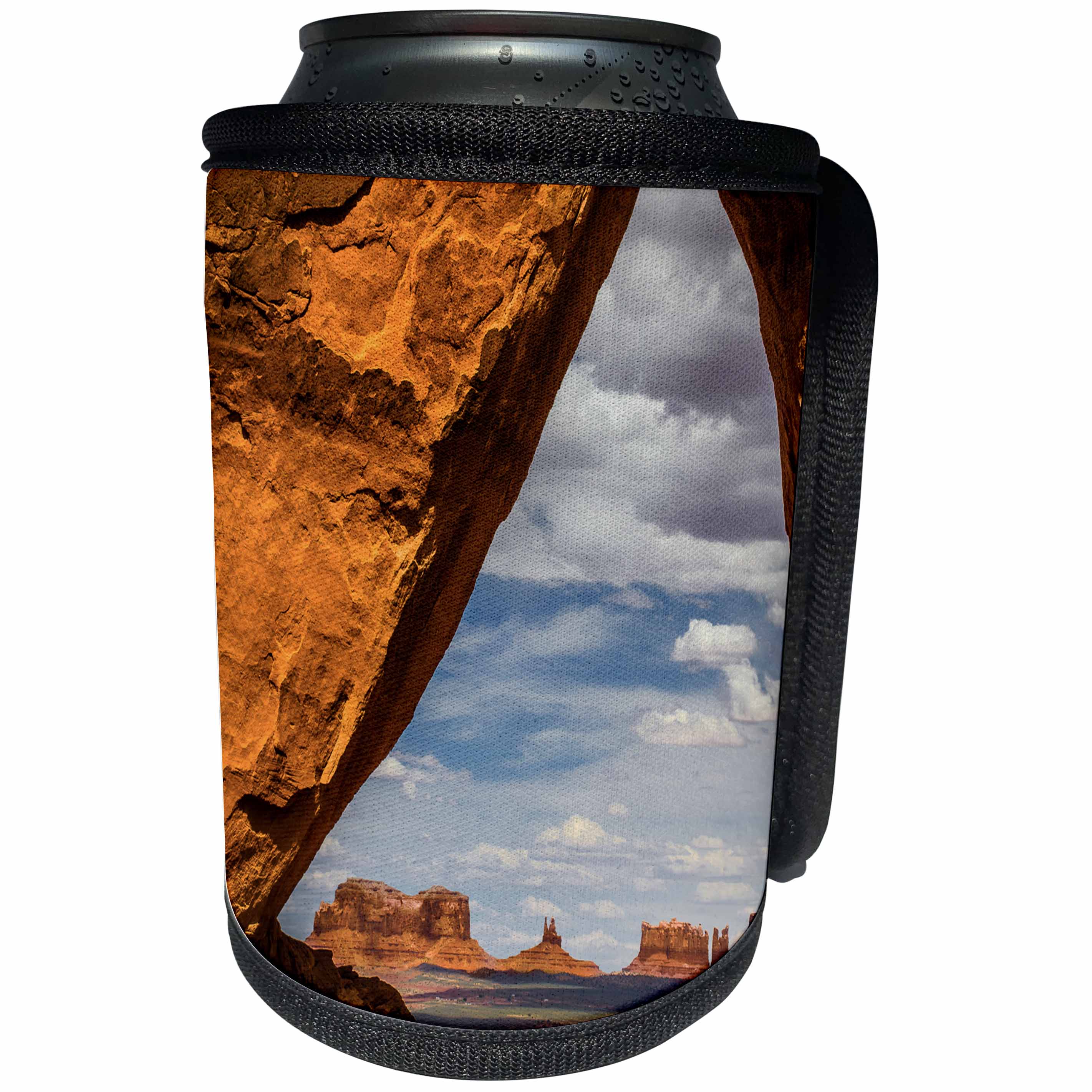 3dRose Danita Delimont - Monument Valley - Teardrop Arch, Monument Valley Tribal Park, Arizona and Utah. - Can Cooler Bottle Wrap (cc_250521)