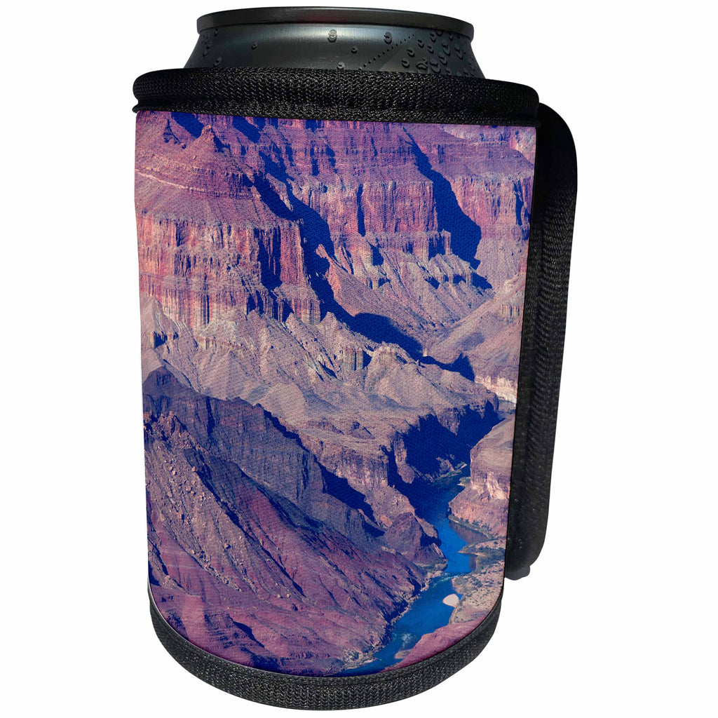 3dRose Danita Delimont - Grand Canyon - Arizona, The Colorado River winding through the Grand Canyon. - Can Cooler Bottle Wrap (cc_250522)