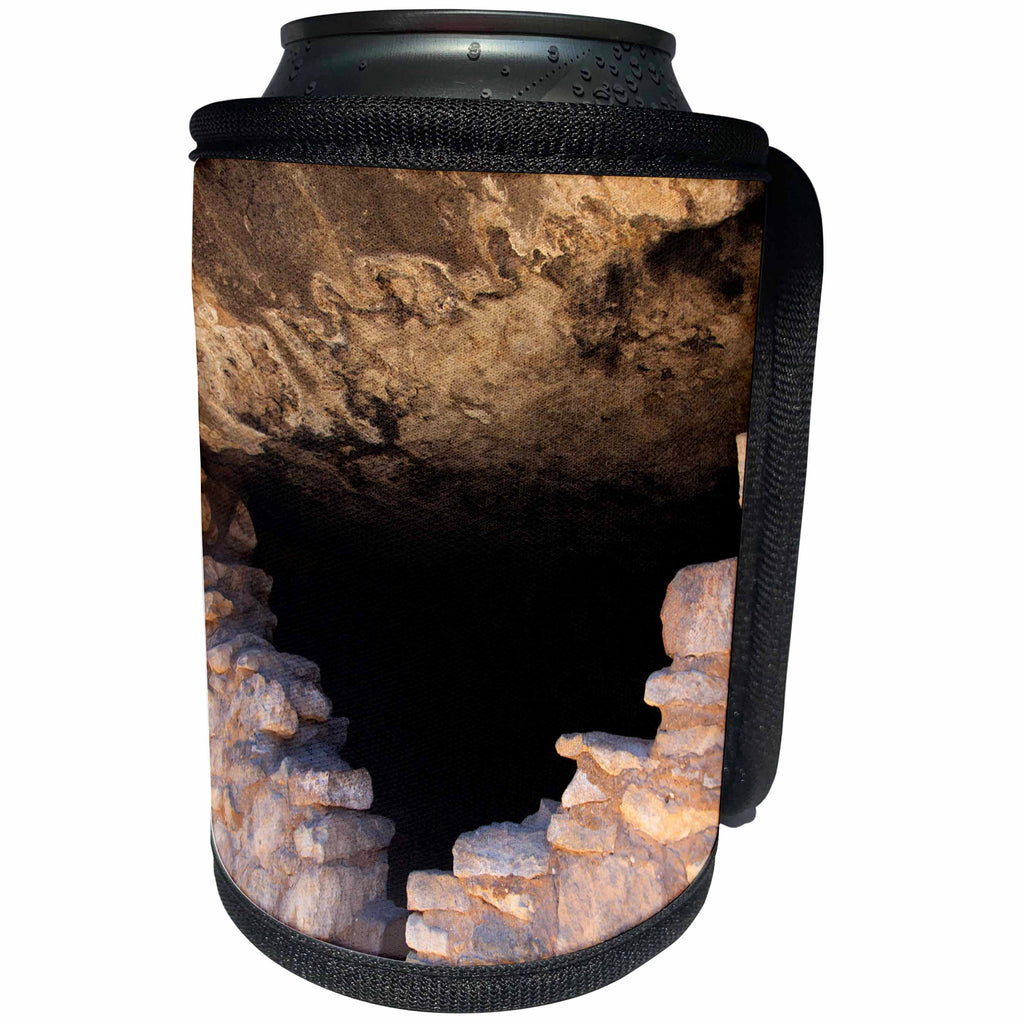 3dRose Danita Delimont - Arizona - Arizona, Cliff dwelling at Walnut Canyon National Monument. - Can Cooler Bottle Wrap (cc_250526)
