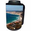 3dRose Danita Delimont - La Jolla - California, La Jolla. View of La Jolla Shores and Scripps Pier - Can Cooler Bottle Wrap (cc_250564)