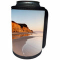 3dRose Danita Delimont - La Jolla - California, La Jolla. Low tide, Torrey Pines State Beach - Can Cooler Bottle Wrap (cc_250566)