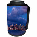 3dRose Danita Delimont - San Diego - California, San Diego. City skyline at dusk - Can Cooler Bottle Wrap (cc_250569)