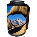 3dRose Danita Delimont - California - California, Eastern Sierra. Lone Pine Peak through Mobius arch - Can Cooler Bottle Wrap (cc_250573)