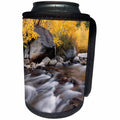 3dRose Danita Delimont - California - California, Eastern Sierra. Aspens along North Fork of Bishop Creek - Can Cooler Bottle Wrap (cc_250574)