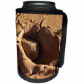 3dRose Danita Delimont - Death Valley - California, Death Valley National Park, dried curling mud. - Can Cooler Bottle Wrap (cc_250583)