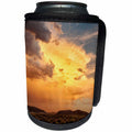 3dRose Danita Delimont - California - California, Mojave National Preserve, Desert rain squall at sunset. - Can Cooler Bottle Wrap (cc_250599)