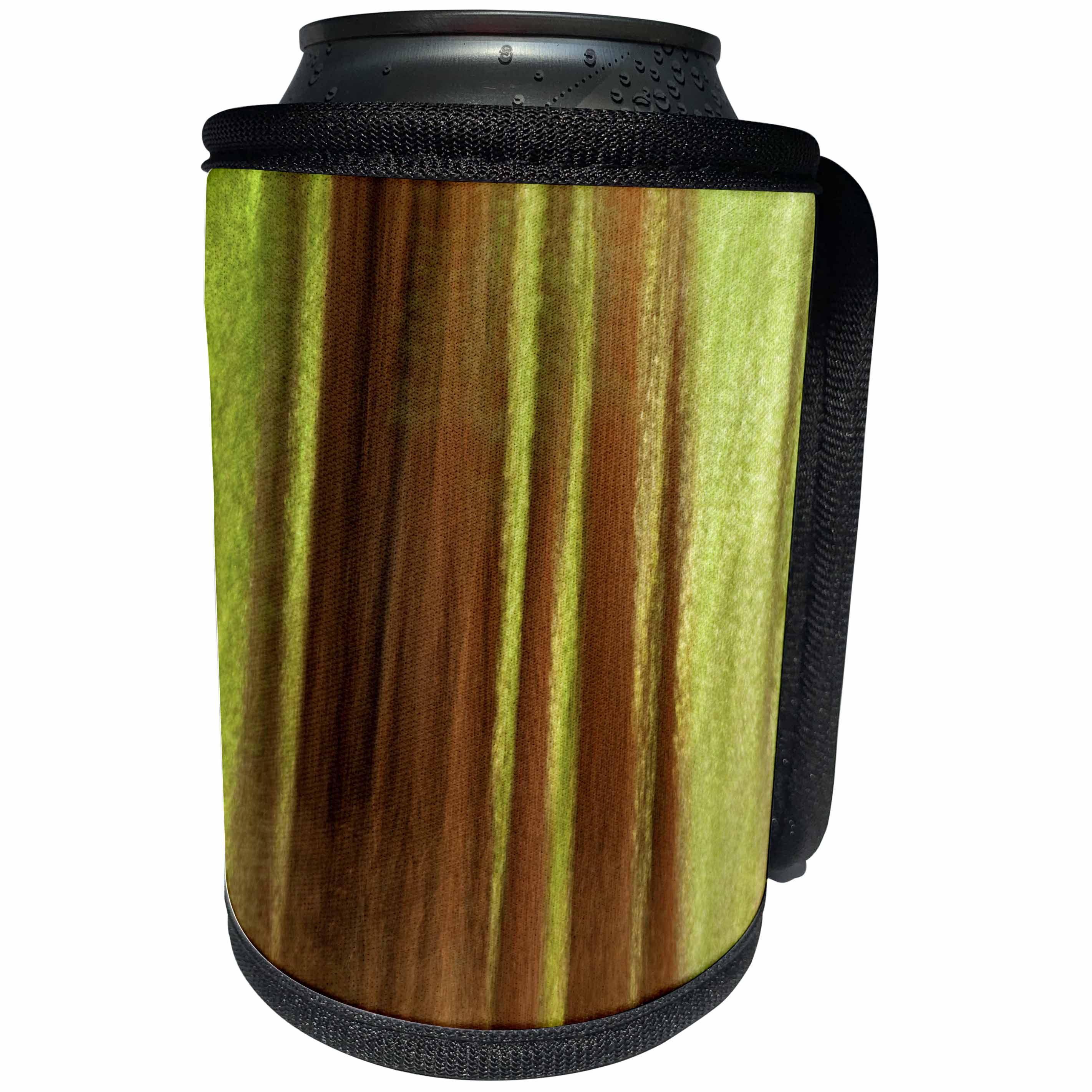 3dRose Danita Delimont - Big Sur - California, Big Sur, Blurred abstract of redwood trees - Can Cooler Bottle Wrap (cc_250602)