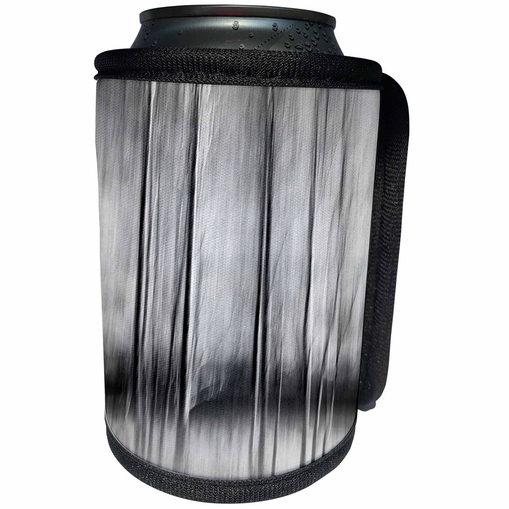 3dRose Danita Delimont - Tahoe - California, Lake Tahoe, Abstract of bare aspen trees and snow - Can Cooler Bottle Wrap (cc_250652)