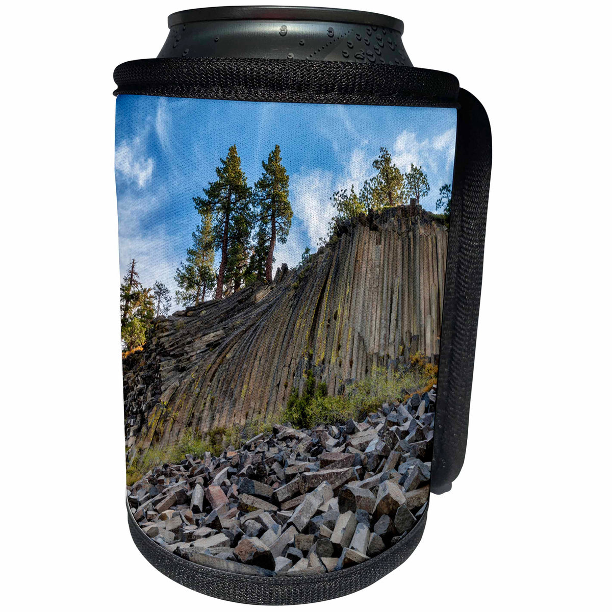 3dRose Danita Delimont - California - California, Eastern Sierra, Devils Postpile National Monument, autumn - Can Cooler Bottle Wrap (cc_250653)