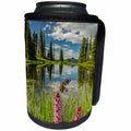 3dRose Danita Delimont - Gunnison National Forest - Colorado, Gunnison National Forest. Paradise Divide, pond reflection - Can Cooler Bottle Wrap (cc_250697)