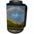 3dRose Danita Delimont - Gunnison National Forest - Colorado, Gunnison National Forest. Rainbow over Slate River Valley. - Can Cooler Bottle Wrap (cc_250699)