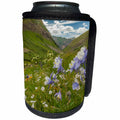 3dRose Danita Delimont - San Juan Mountains - Colorado, San Juan Mountains. Wildflowers in Maggies Gulch. - Can Cooler Bottle Wrap (cc_250703)