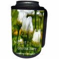 3dRose Patricia Sanders Flowers - Inspirational Nature Daisy - Can Cooler Bottle Wrap (cc_25092)