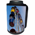 3dRose Danita Delimont - Gloucester - Massachusetts, Gloucester, Saint Peters Fiesta, ferris wheel 01 - Can Cooler Bottle Wrap (cc_251157)