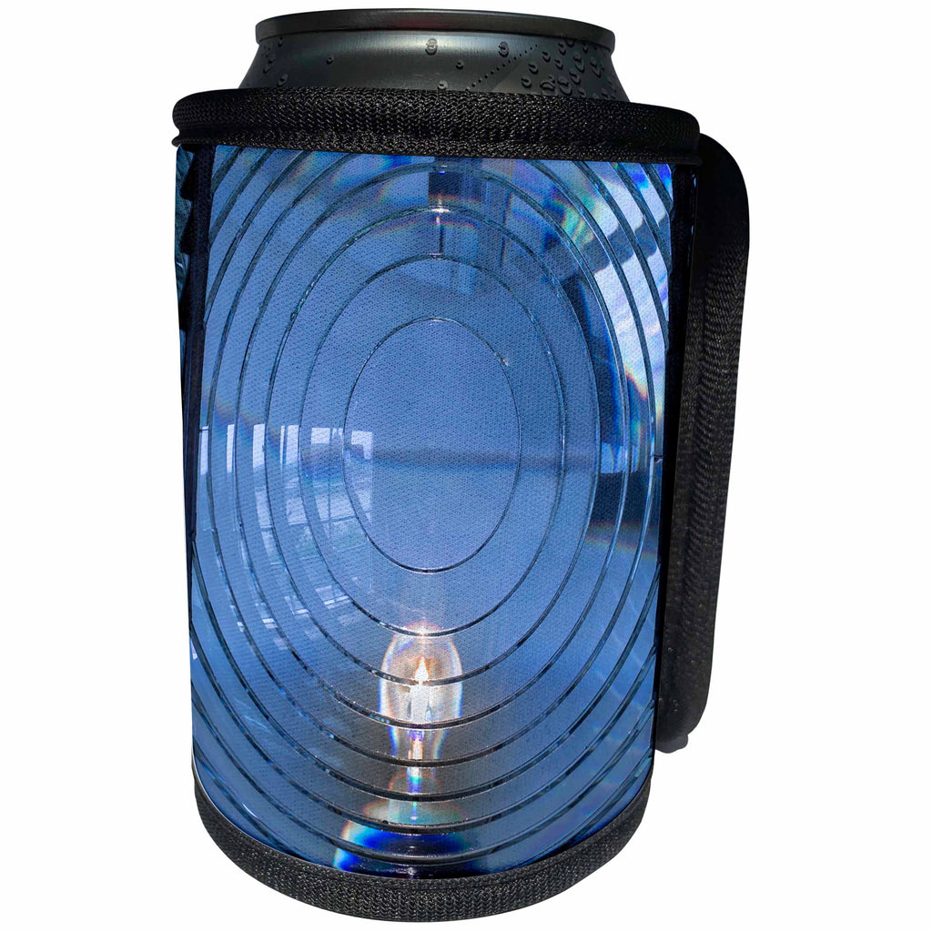3dRose Can Cooler Bottle Wrap - Danita Delimont - Fire Island, New York. Antique Fresnel Lighthouse Beacon 01