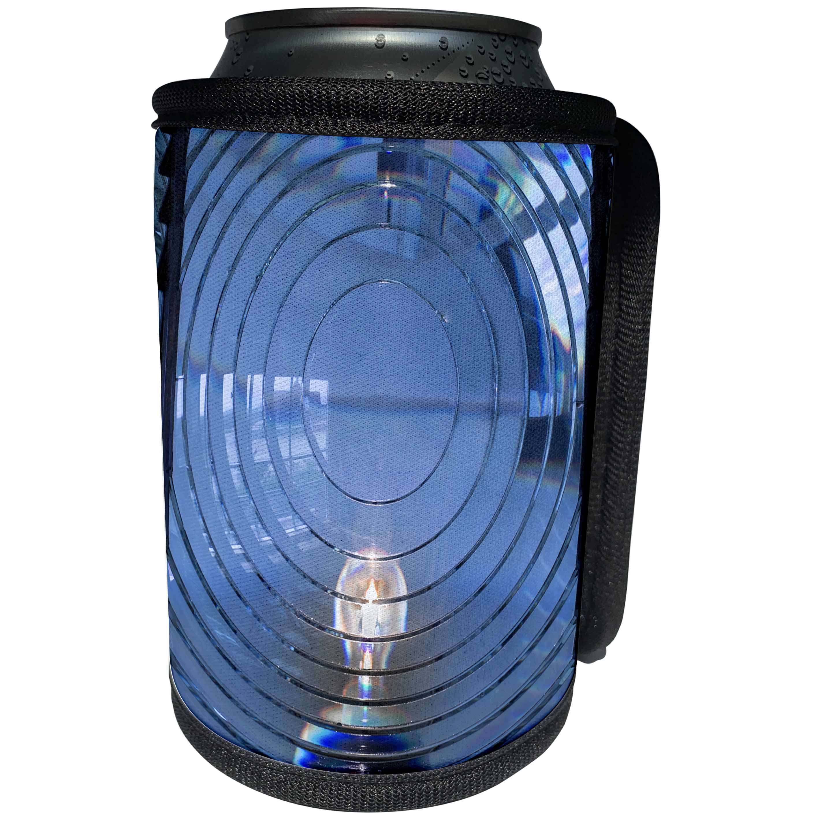 3dRose Can Cooler Bottle Wrap - Danita Delimont - Fire Island, New York. Antique Fresnel Lighthouse Beacon 01