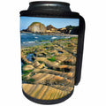 3dRose Danita Delimont - Oregon - Oregon, Seal Rock Sate Park. Patterns on sandstone rock. - Can Cooler Bottle Wrap (cc_251327)