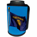3dRose Danita Delimont - Oregon - Oregon, Salem, State Capitol State Park, Oregon state flag. - Can Cooler Bottle Wrap (cc_251358)