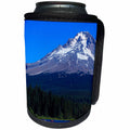 3dRose Danita Delimont - Oregon - Oregon, Trillium Lake, paddlers on lake in front of Mt. Hood. - Can Cooler Bottle Wrap (cc_251374)