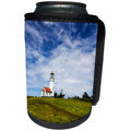 3dRose Danita Delimont - Oregon - Oregon, Cape Blanco Lighthouse on the Oregon coastline with clouds - Can Cooler Bottle Wrap (cc_251377)