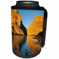 3dRose Danita Delimont - Big Bend - Santa Elena Canyon and Rio Grande, Big Bend National Park - Can Cooler Bottle Wrap (cc_251432)