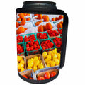 3dRose Danita Delimont - Produce - Fresh Produce on display at Farmers Market - Can Cooler Bottle Wrap (cc_251458)