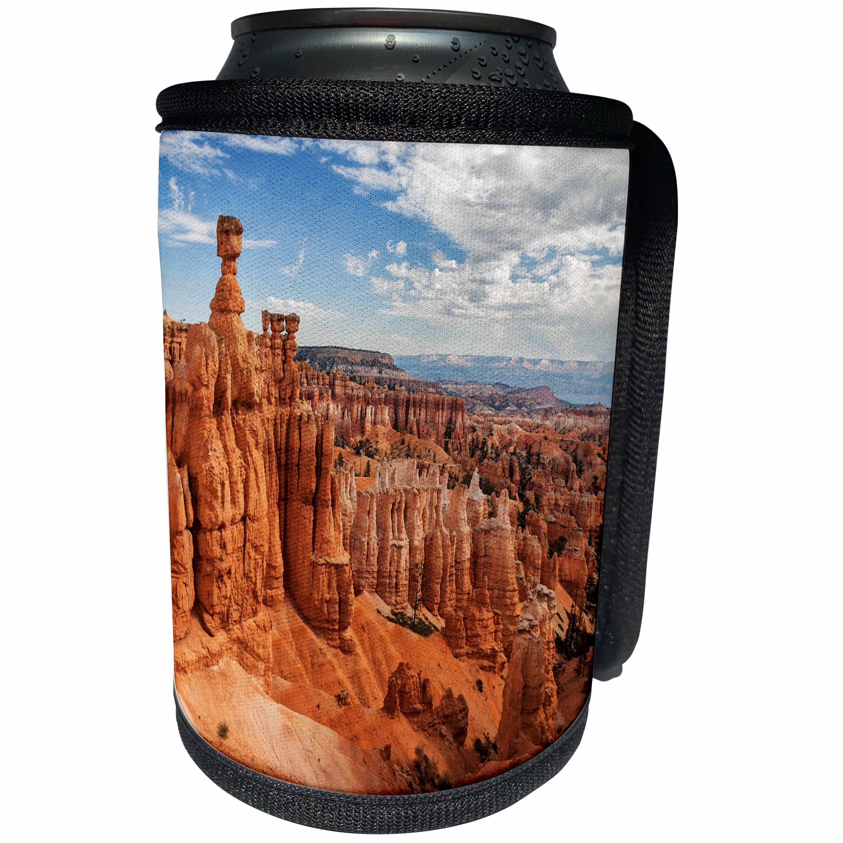 3dRose Danita Delimont - Bryce Canyon - Utah, Bryce Canyon National Park. Thors Hammer hoodoo - Can Cooler Bottle Wrap (cc_251480)
