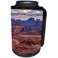 3dRose Danita Delimont - Monument Valley - Utah, Monument Valley Navajo Tribal Park. View of rock formations - Can Cooler Bottle Wrap (cc_251487)