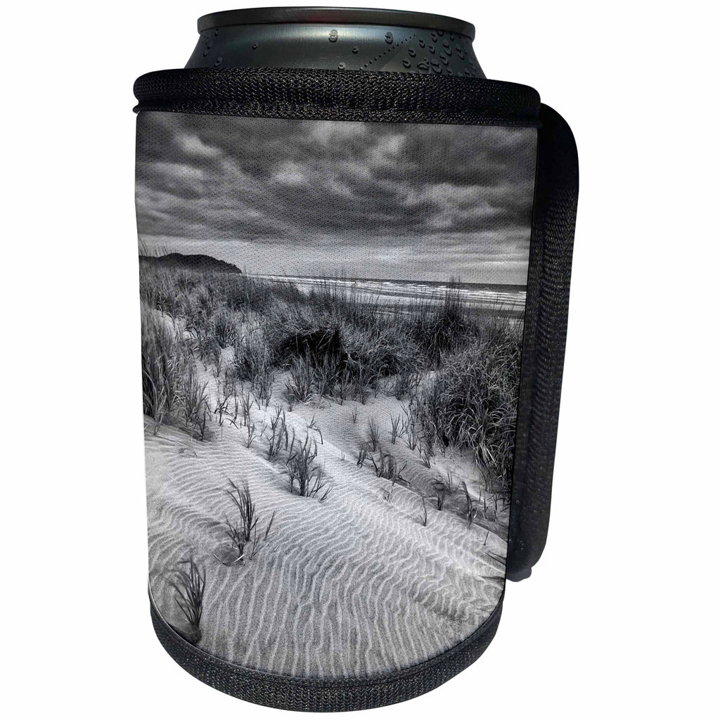 3dRose Danita Delimont - Washington - Washington State, Long Beach. Dusk on the beach dunes - Can Cooler Bottle Wrap (cc_251495)