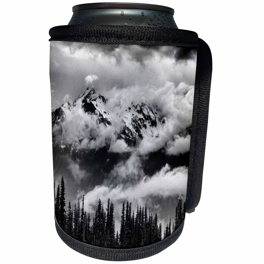 3dRose Danita Delimont - Olympic National Park - Washington State, Olympic National Park, Mount Carrie and Glacier - Can Cooler Bottle Wrap (cc_251496)